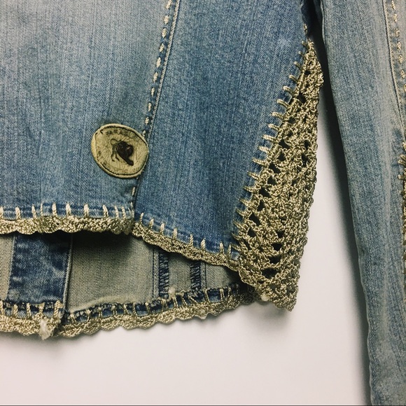 Embroidered Denim Country Jacket - Picture 5 of 9